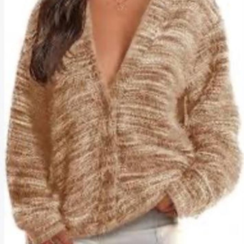 PrettyGarden Women's Soft Button Cardigan V-Neck Sweater